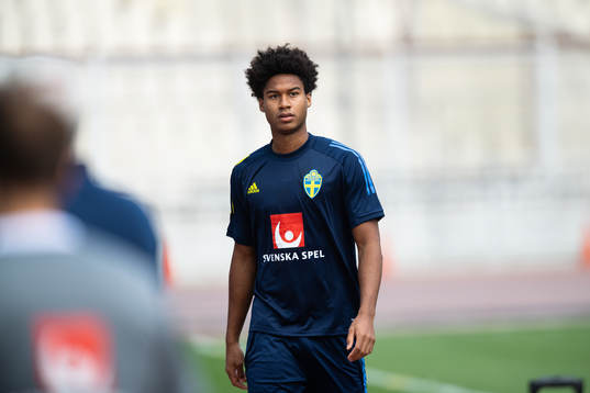 Jens Cajuste of the Swedish national football team