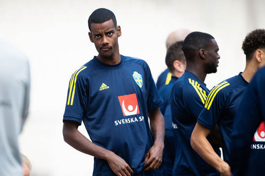 Alexander Isak of the Swedish national football team