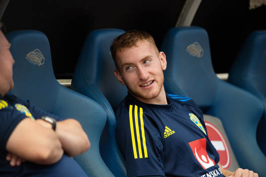Dejan Kulusevski of the Swedish national football team