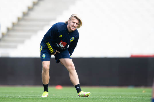 Emil Forsberg of the Swedish national football team