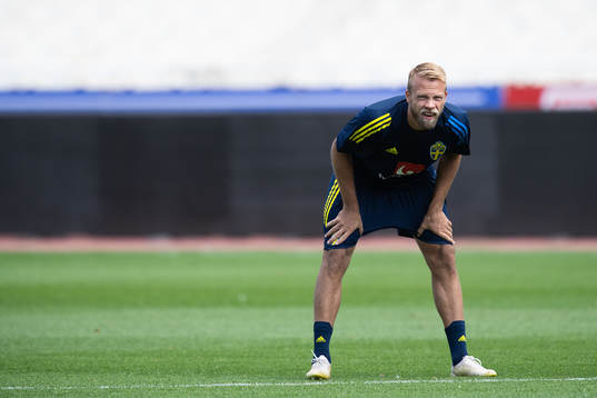 Daniel Sundgren of the Swedish national football team