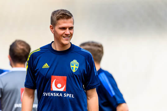 Joakim Nilsson of the Swedish national football team