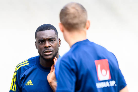 Ken Sema of the Swedish national football team