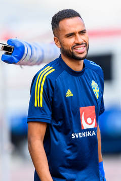Isaac Kiese-Thelin of the Swedish national football team