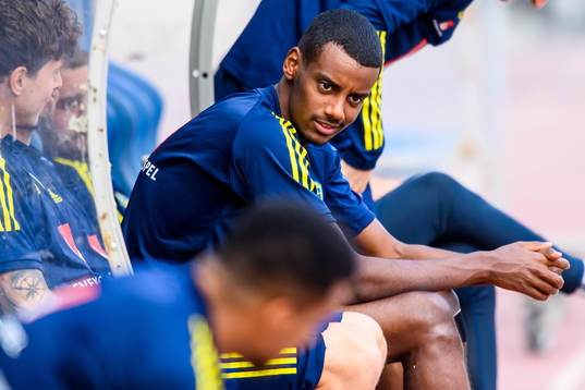Alexander Isak of the Swedish national football team