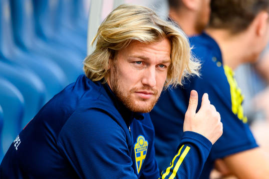 Emil Forsberg of the Swedish national football team