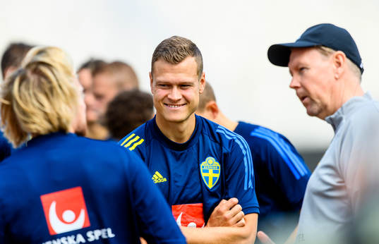 Viktor Claesson of the Swedish national football team