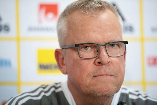 Bläddra bland fler bilder av Football, FIFA World Cup Qualifier, Sweden, Press conference