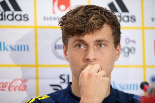 Victor Nilsson Lindelöf of the Swedish national football