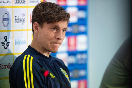 Victor Nilsson Lindelöf of the Swedish national football