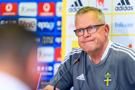 Head coach Janne Andersson of the Swedish national football