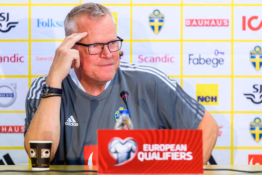 Head coach Janne Andersson of the Swedish national football
