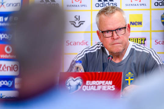 Head coach Janne Andersson of the Swedish national football