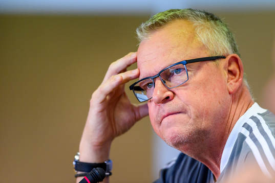 Head coach Janne Andersson of the Swedish national football