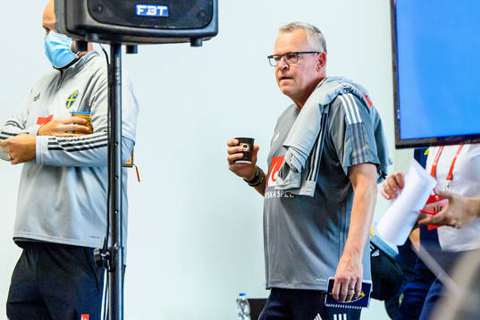 Head coach Janne Andersson of the Swedish national football