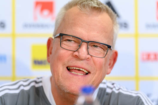 Head coach Janne Andersson of the Swedish national football