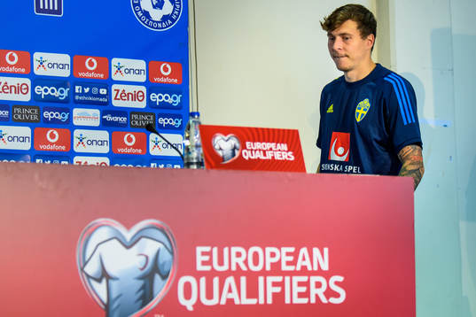 Victor Nilsson Lindelöf of the Swedish national football