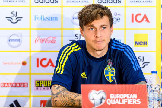 Victor Nilsson Lindelöf of the Swedish national football