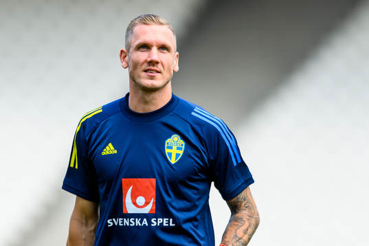 Goalkeeper Robin Olsen of the Swedish national football team