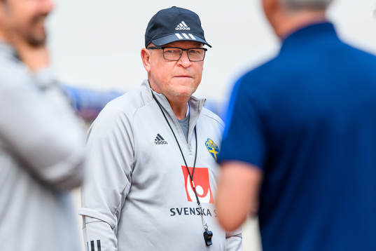 Head coach Janne Andersson of the Swedish national football