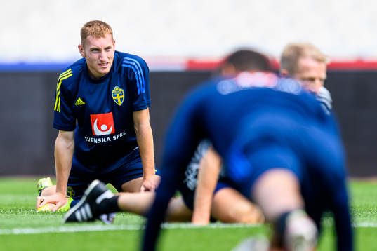 Dejan Kulusevski of the Swedish national football team
