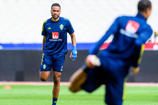 Isaac Kiese-Thelin of the Swedish national football team