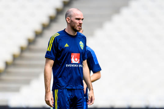 Marcus Danielson of the Swedish national football team