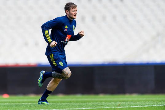 Mattias Johansson of the Swedish national football team