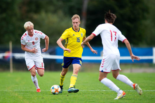 Danmarks Lauge Sandgrav, och Sveriges Victor Säfsten,under