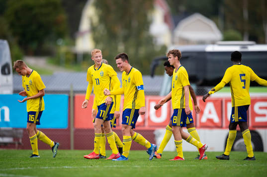 Sveriges Victor Säfsten, Hugo Larsson, Wilgot Marshage,