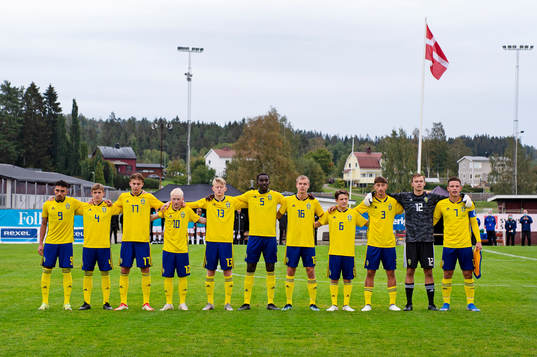 Sveriges Alexandros Garcia Tsotidis, Felix Eriksson, Hugo
