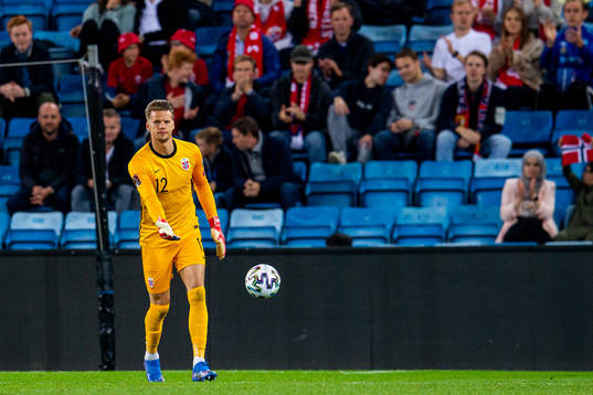 Goalkeeper Ørjan Håskjold Nyland of Norway