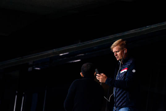 Alfie Haaland in the stands