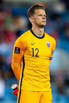Goalkeeper Ørjan Håskjold Nyland of Norway