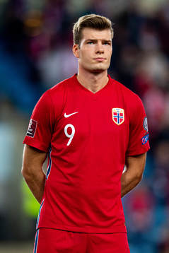 Alexander Sørloth of Norway