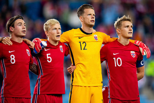 Patrick Berg, Birger Meling, goalkeeper Ørjan Håskjold