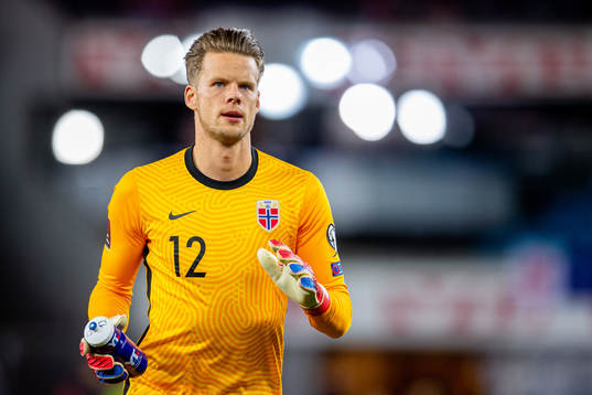 Goalkeeper Ørjan Håskjold Nyland of Norway