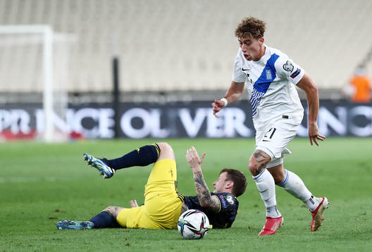 Kostas Tsimikas of Greece