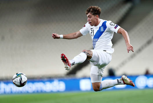 Kostas Tsimikas of Greece