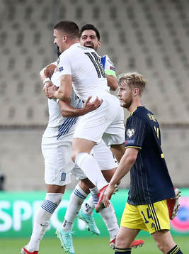 Players of Greece celebrate