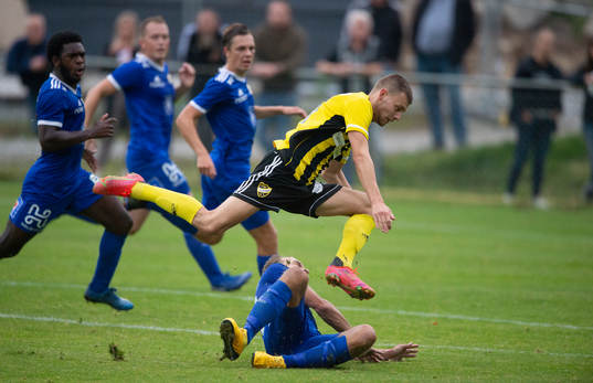 IFK Hässleholms Ivan Danielsson Andanovski i matchen i