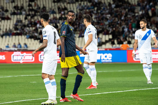 Alexander Isak of Sweden