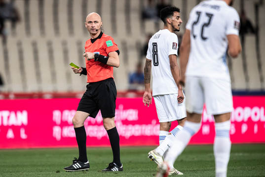 Referee Sergei Karasev