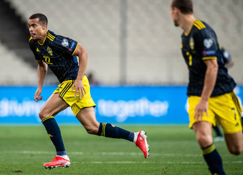 Robin Quaison of Sweden