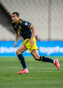 Robin Quaison of Sweden