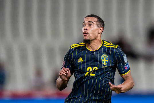 Robin Quaison of Sweden
