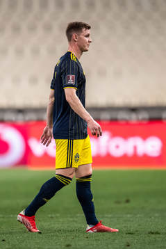 Emil Krafth of Sweden looks dejected