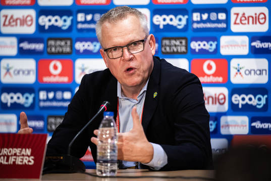 Head coach Janne Andersson of Sweden