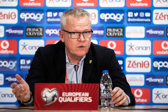 Head coach Janne Andersson of Sweden