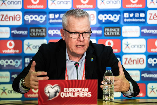 Head coach Janne Andersson of Sweden